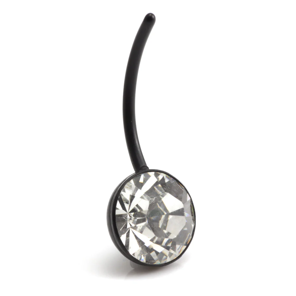 10mm Gem Black Bioflex Navel - Image 4