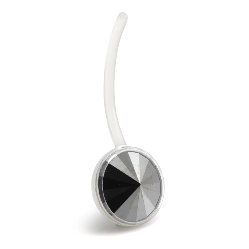 10mm Gem Clear Bioflex Navel - Image 3