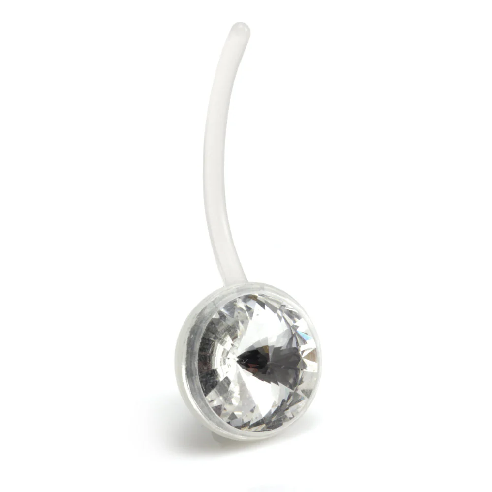 10mm Gem Clear Bioflex Navel - Image 4