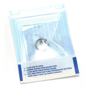 10x Sterile Titanium BCRs with Ti Balls