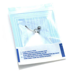 10x Sterile Titanium External Thread Double Jewelled Navels - Image 2