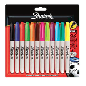 12 Multi Coloured Sharpie Pens
