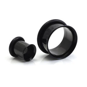 1x Black PVD Flared Eyelet
