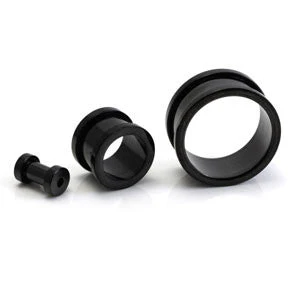 1x Ti Black PVD Tunnel-4mm