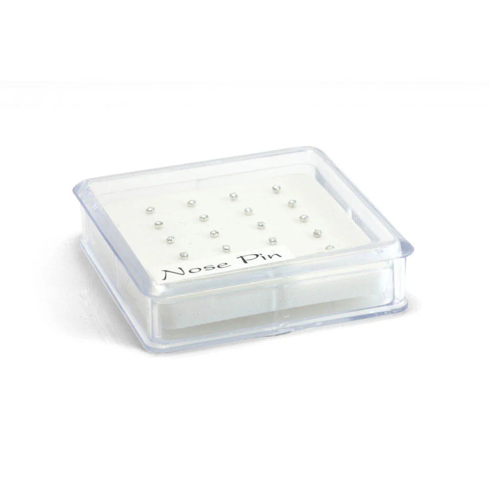 20x Silver AB Gems - Straight Ball Back - in Box - Image 3
