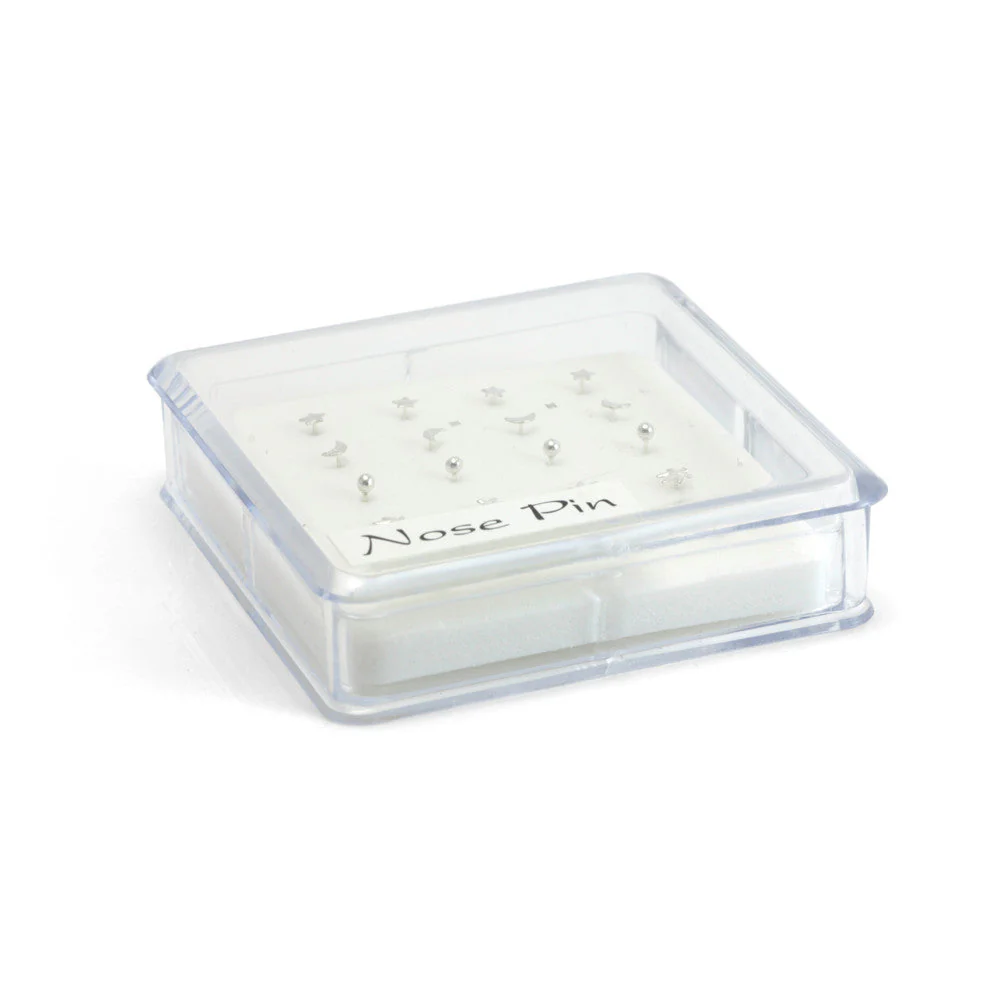 20x Silver Straight Ball Back Shapes - in Box - Image 6