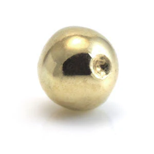 9ct Yellow Gold Plain Dimp Ball
