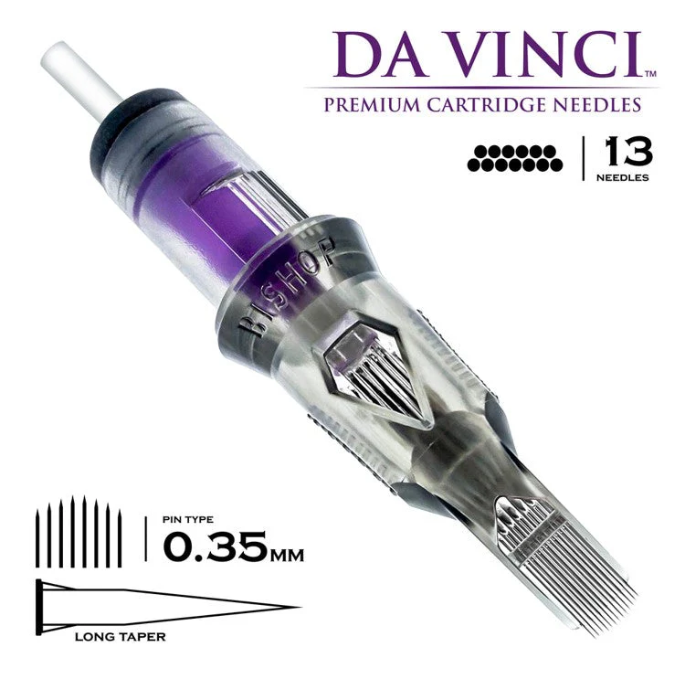 Bishop Cartridge Needles Da Vinci V2 - Curved Magnum - Bugpin - Long Taper - Image 9