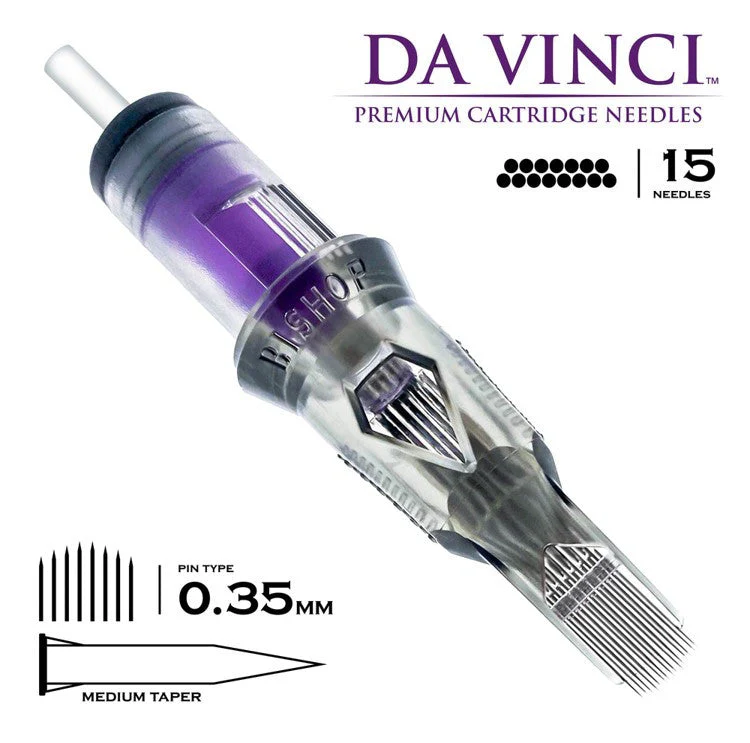 Bishop Cartridge Needles Da Vinci V2 - Magnum - Bugpin - Long Taper (0.30) - Image 7