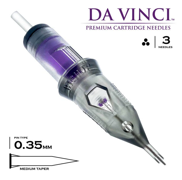 Bishop Cartridge Needles Da Vinci V2 - Round Shader - Long Taper (0.35) - Image 5