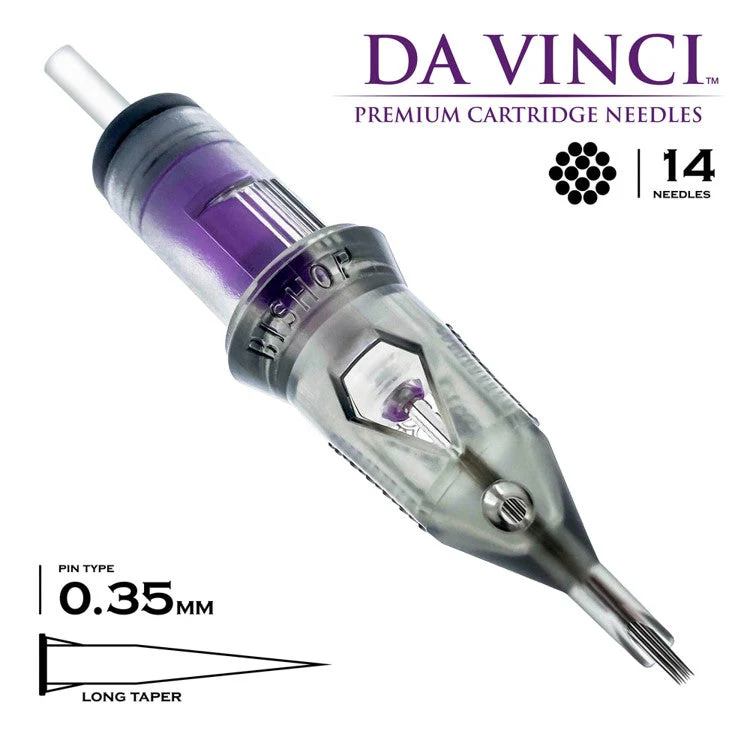 Bishop Cartridge Needles Da Vinci V2 - Round Shader - Long Taper (0.35) - Image 6