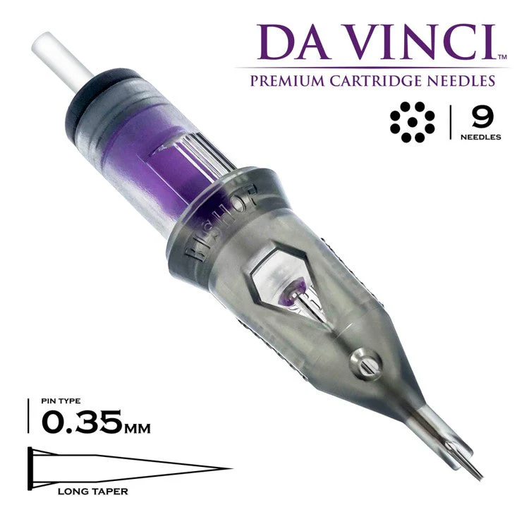 Bishop Cartridge Needles Da Vinci V2 - Round Shader - Medium Taper (0.35)