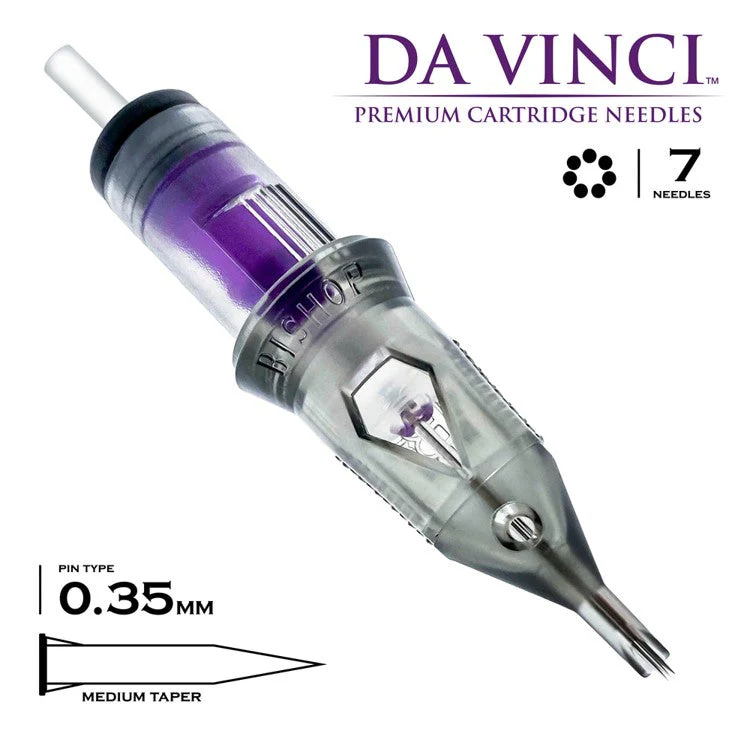Bishop Cartridge Needles Da Vinci V2 - Round Shader - Medium Taper (0.35) - Image 2