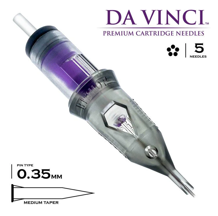 Bishop Cartridge Needles Da Vinci V2 - Round Shader - Medium Taper (0.35) - Image 3