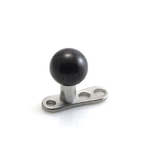 Black PVD on Ti Ball on Ti Standard Anchor