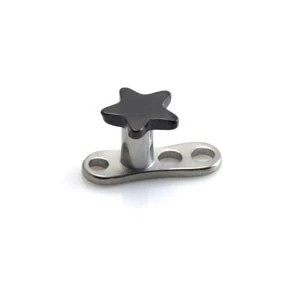 Black PVD on Ti Star on Ti Standard Anchor