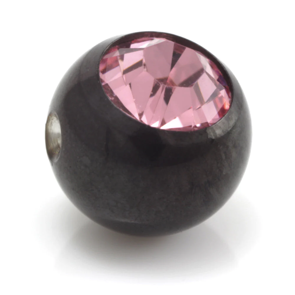 Black Steel Dimp Gem Ball - Image 6