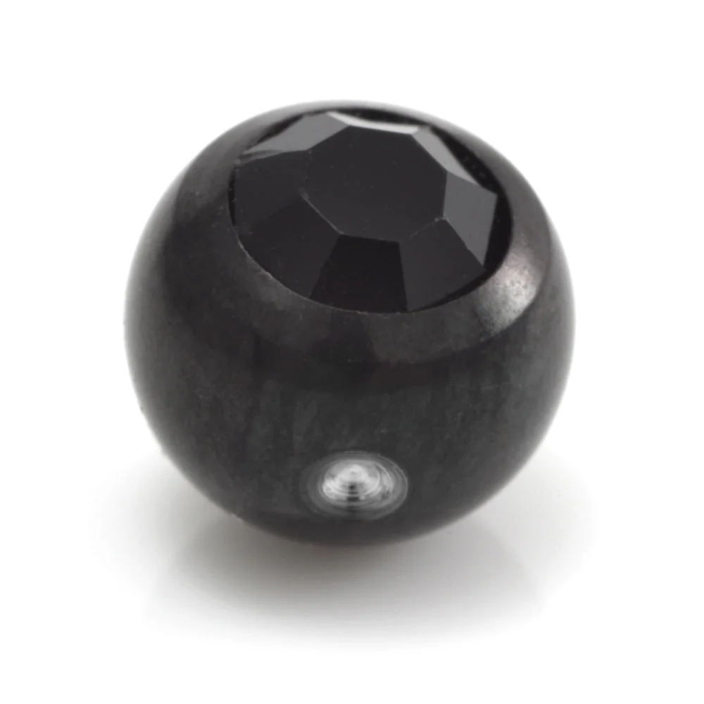 Black Steel Dimp Gem Ball - Image 7