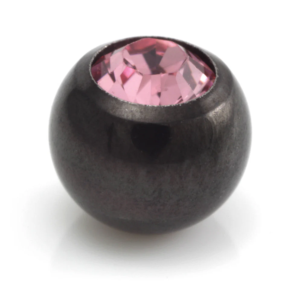 Black Steel Gem Ball -1.2mm - Image 7