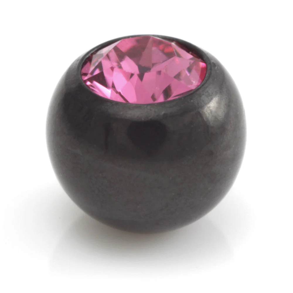 Black Steel Gem Ball -1.2mm - Image 9