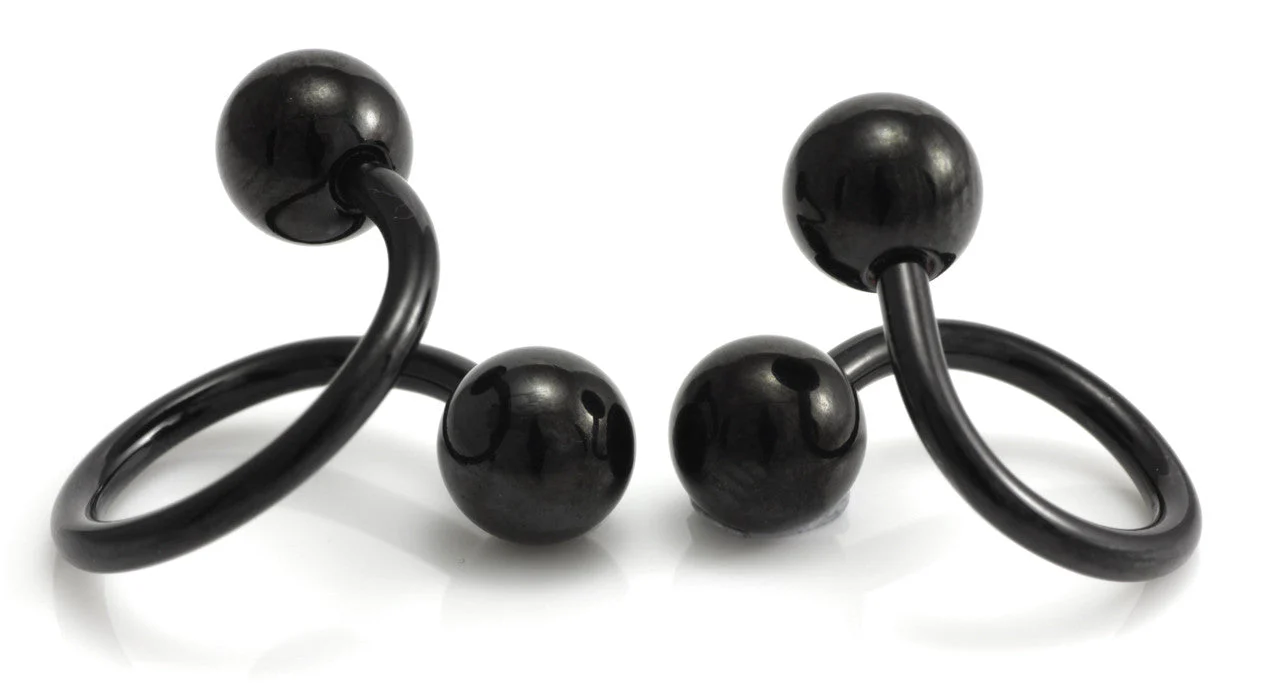 Black Steel Spiral 1.6
