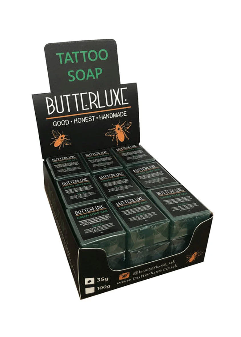Butterluxe Green Soap Bar 27 x 35g - Pick N Mix