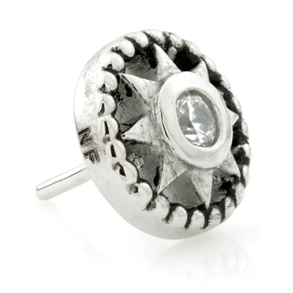 Cobalt Chrome Threadless Star Circle Attachment