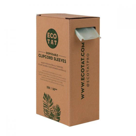 ECOTAT Clip Cord Sleeves (Box of 250) - 50mm - Image 2