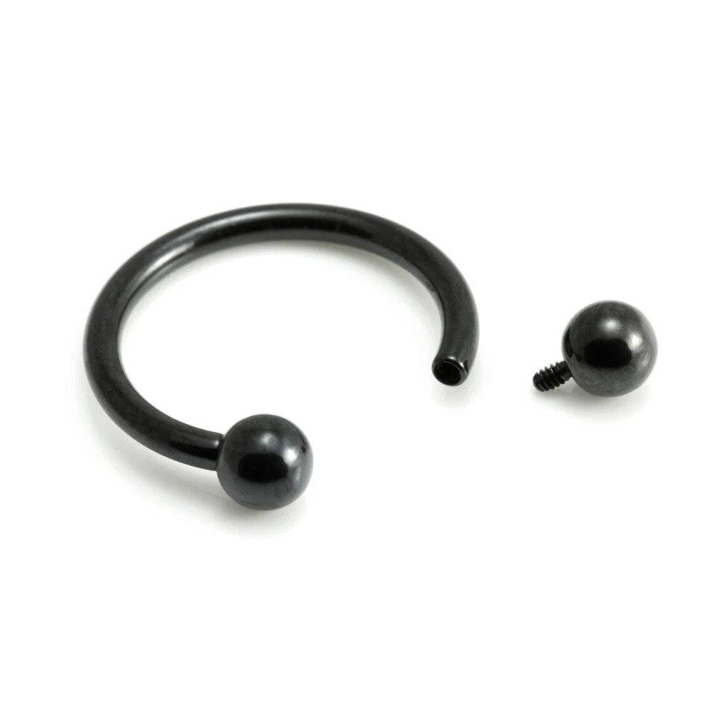 Evil Black Internal Ti Micro Circular Barbell