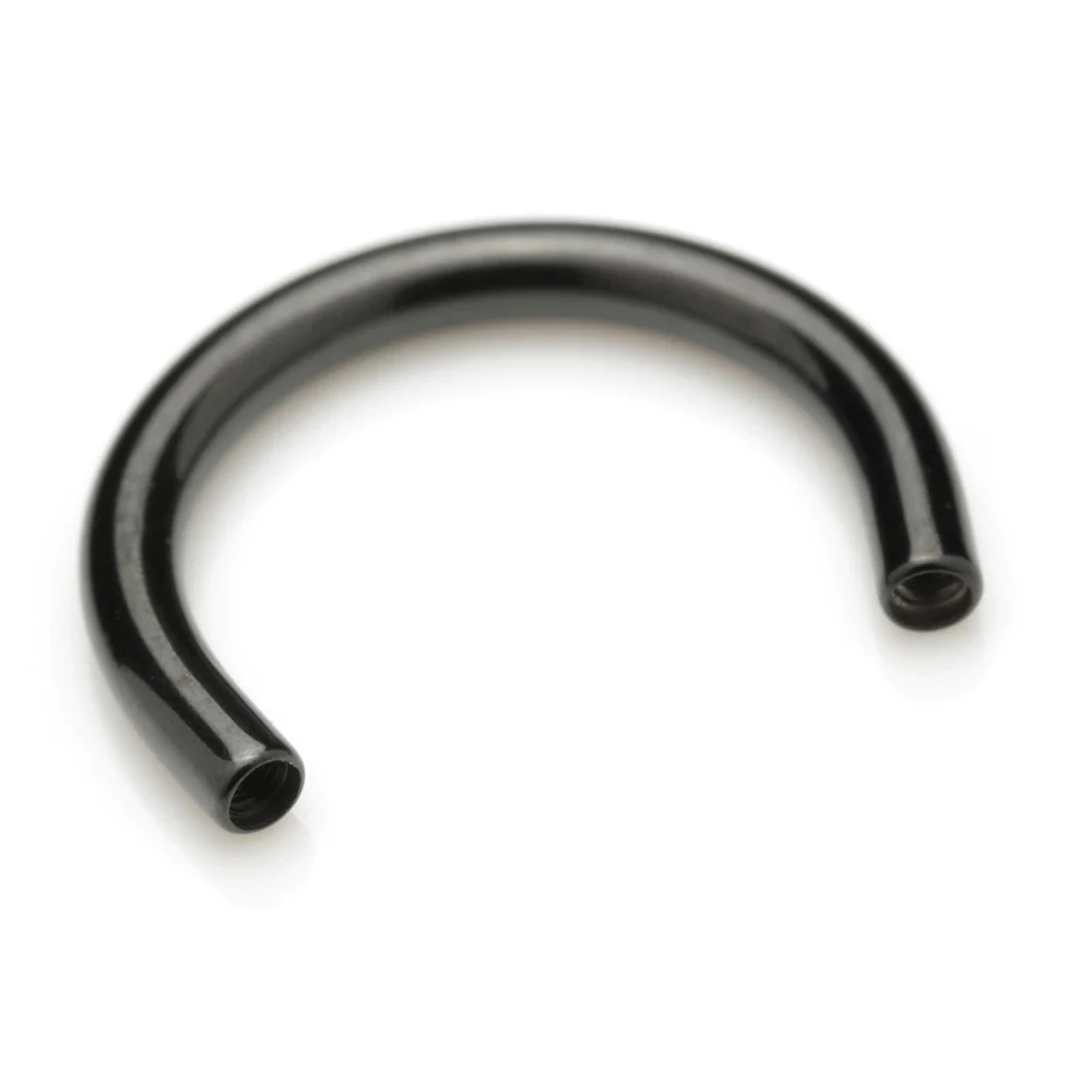Evil Black Internal Ti Micro Circular Barbell Stem