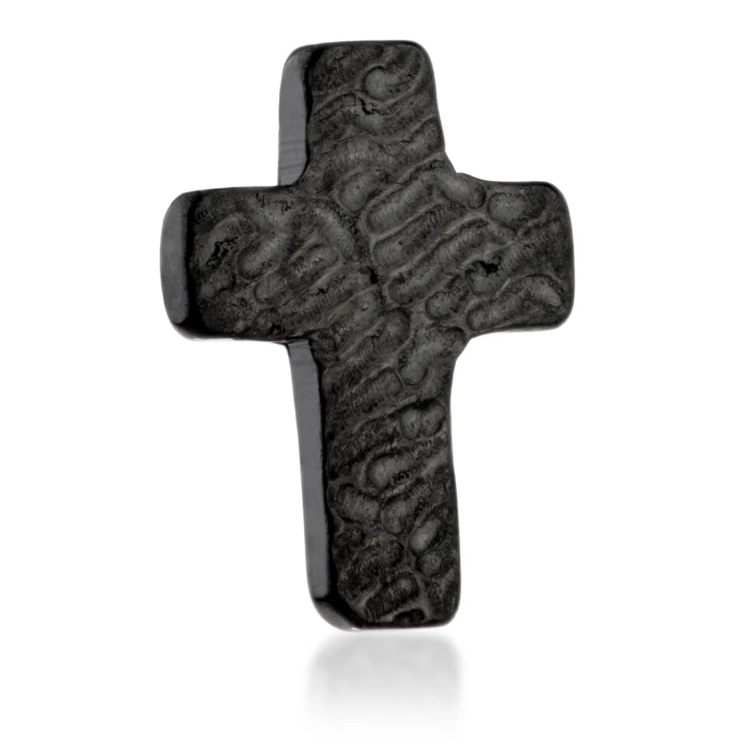 Evil Black Ti Threadless Rippled Cross Attachment