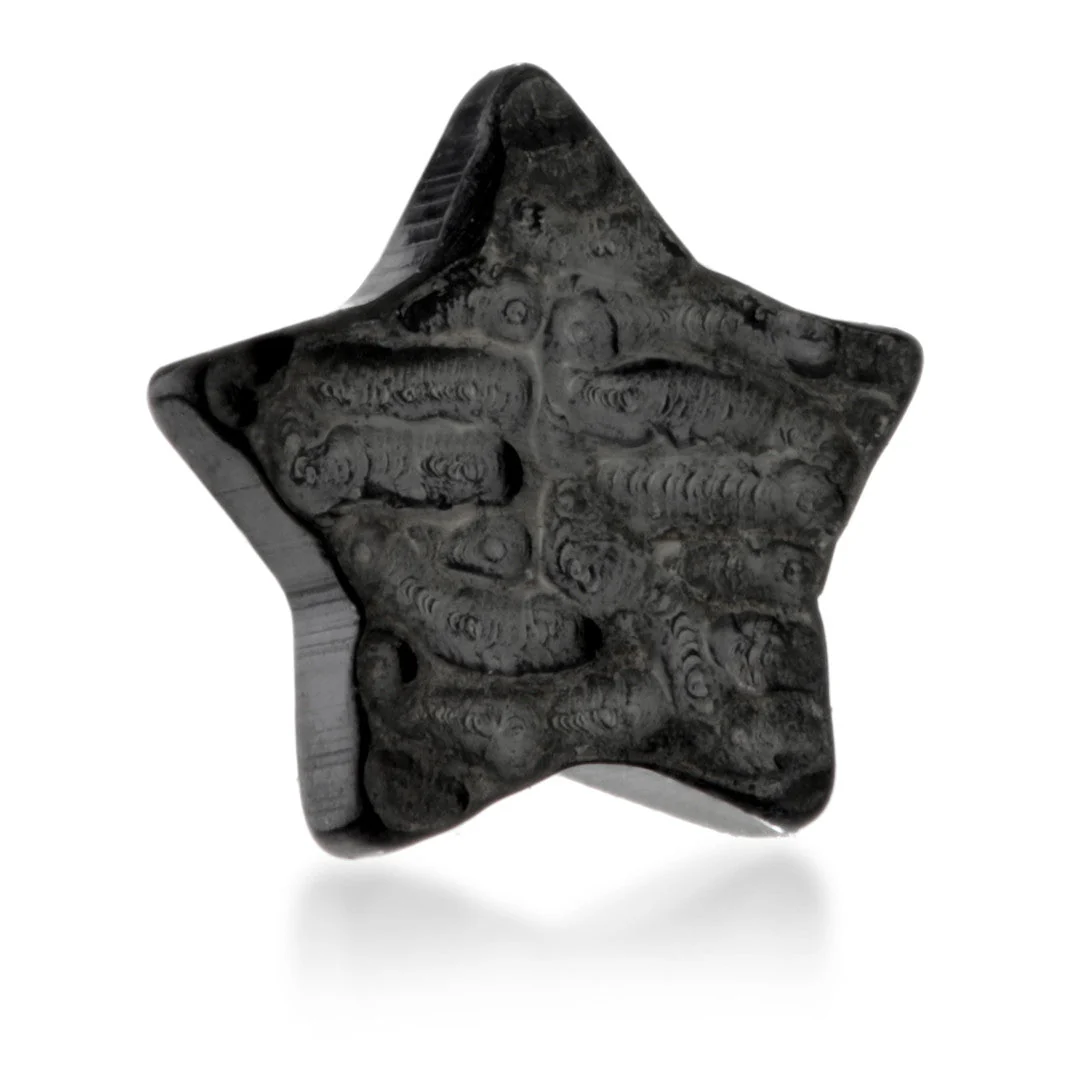 Evil Black Ti Threadless Rippled Star Attachment