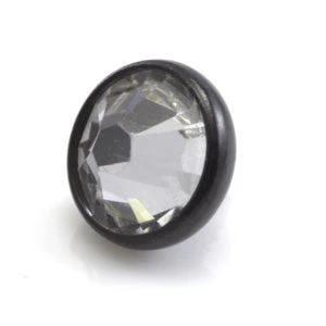 Evil Black Titanium Internal Thread Jewelled Disk