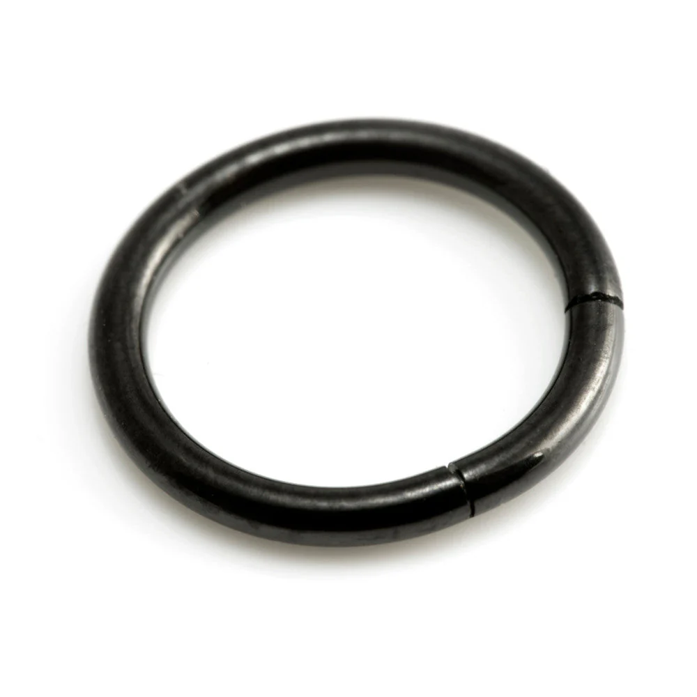 Evil Black Titanium Segment Ring