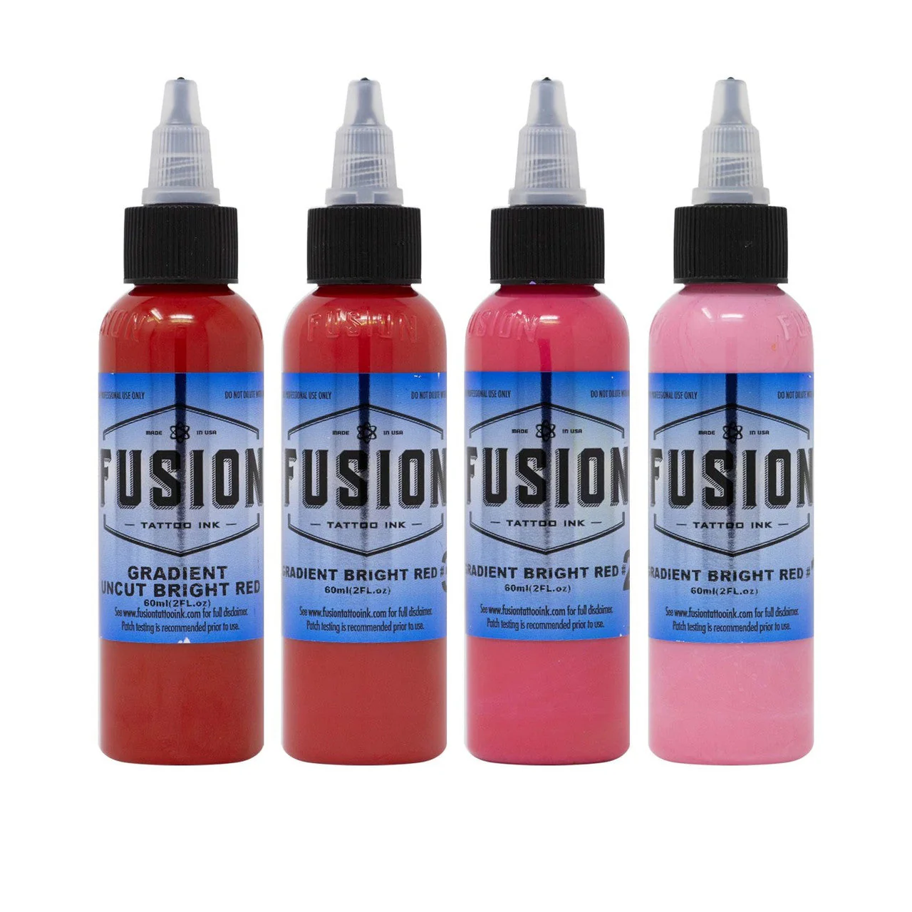 Fusion Ink Gradient Bright Red (4 Pack) - 1oz