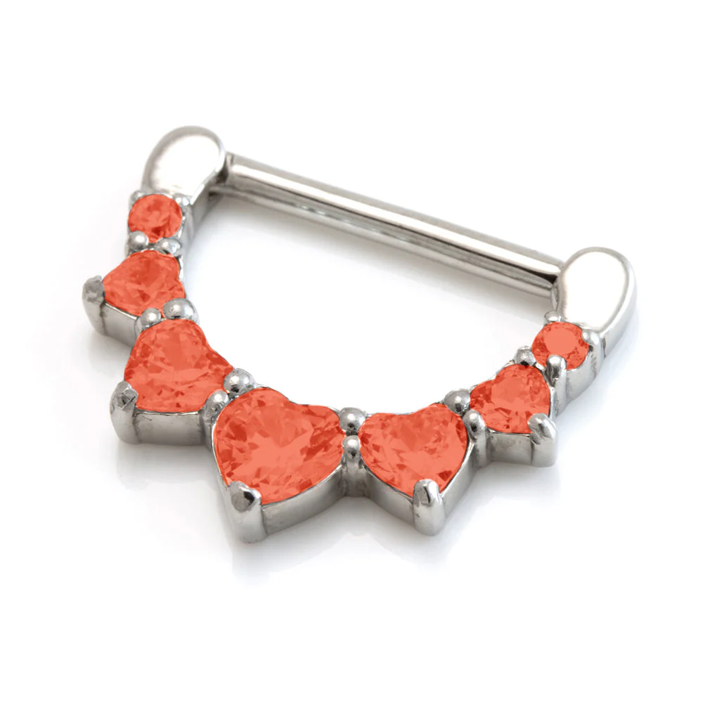 Gem Hearts Nipple Clicker - Image 3
