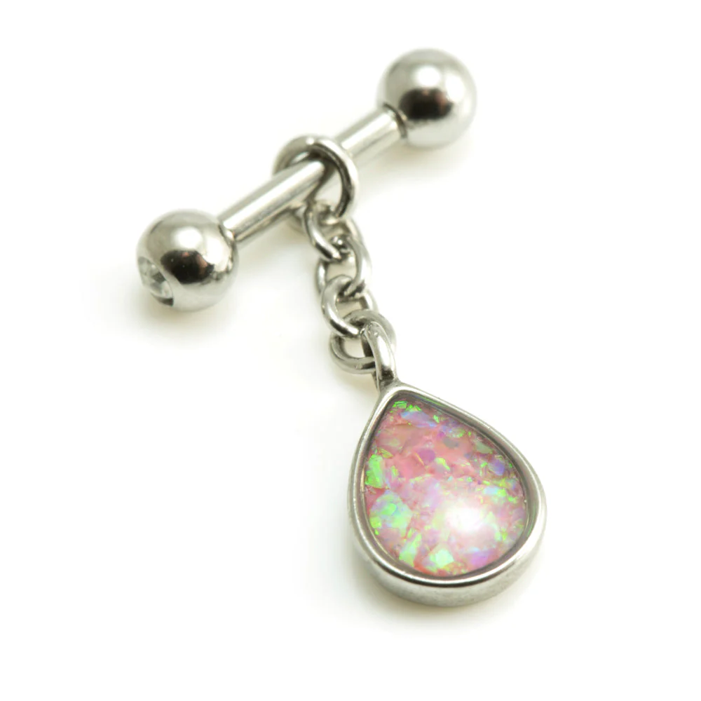 Hanging Opal Tear Stud - Image 3