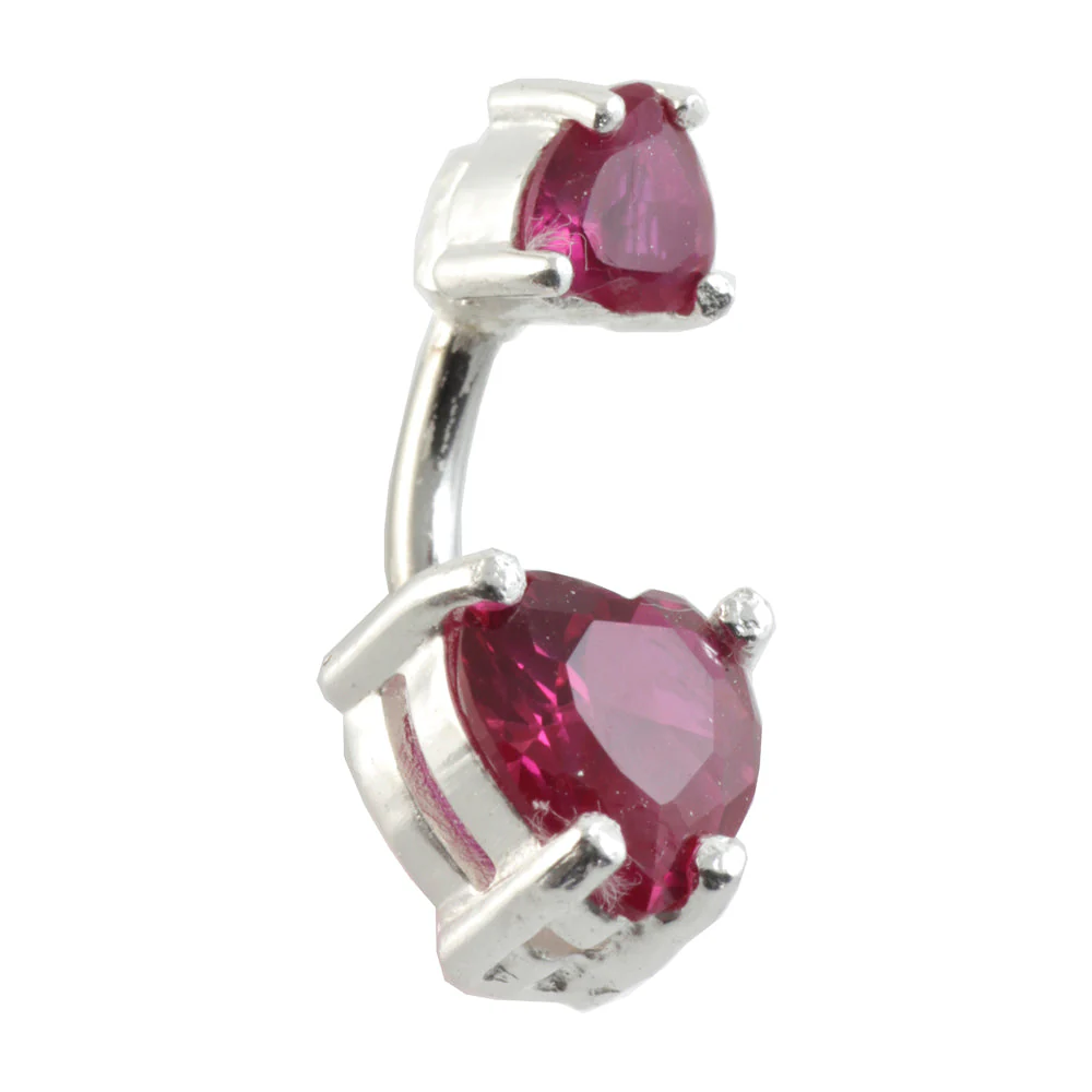 Heart Navel with Heart Top Gem - Image 3