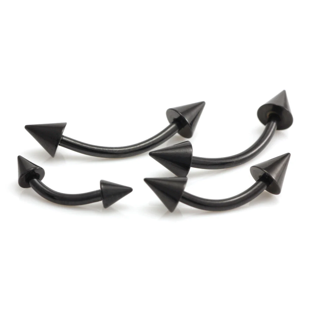 Injecto Black Micro Curved Cone Barbell