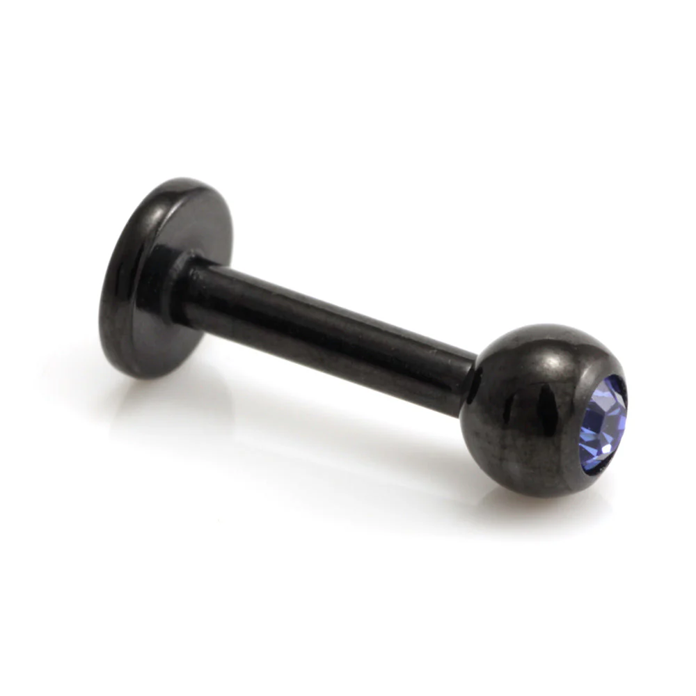 Injecto Black Micro Gem Labret 1.2mm-1 - Image 2