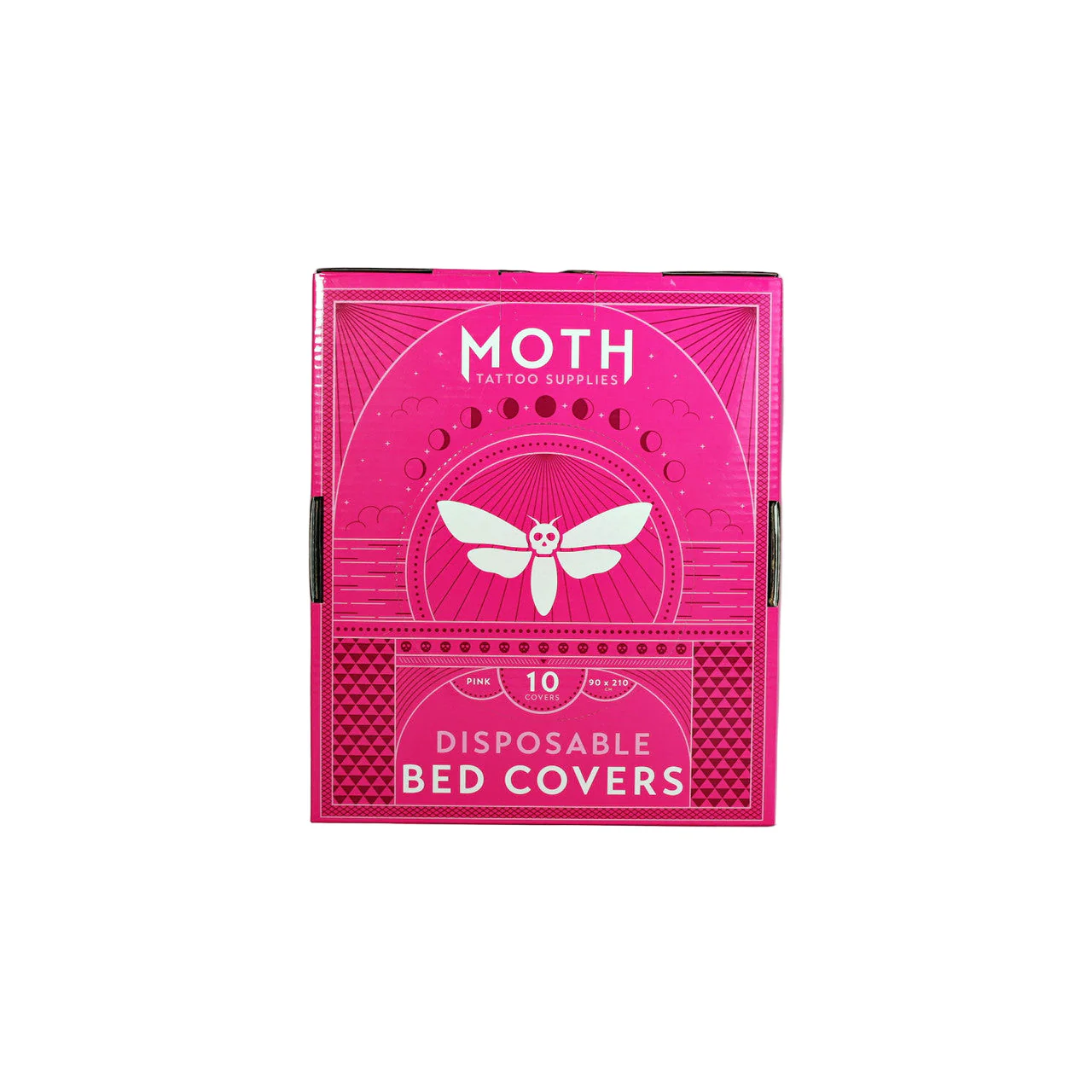 MOTH Disposable Tattoo Bed Covers (Pack of 10) - Black or Pink - Image 2