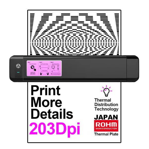Ozer Quick Stencil Wireless Bluetooth Thermal Stencil Printer - Image 2