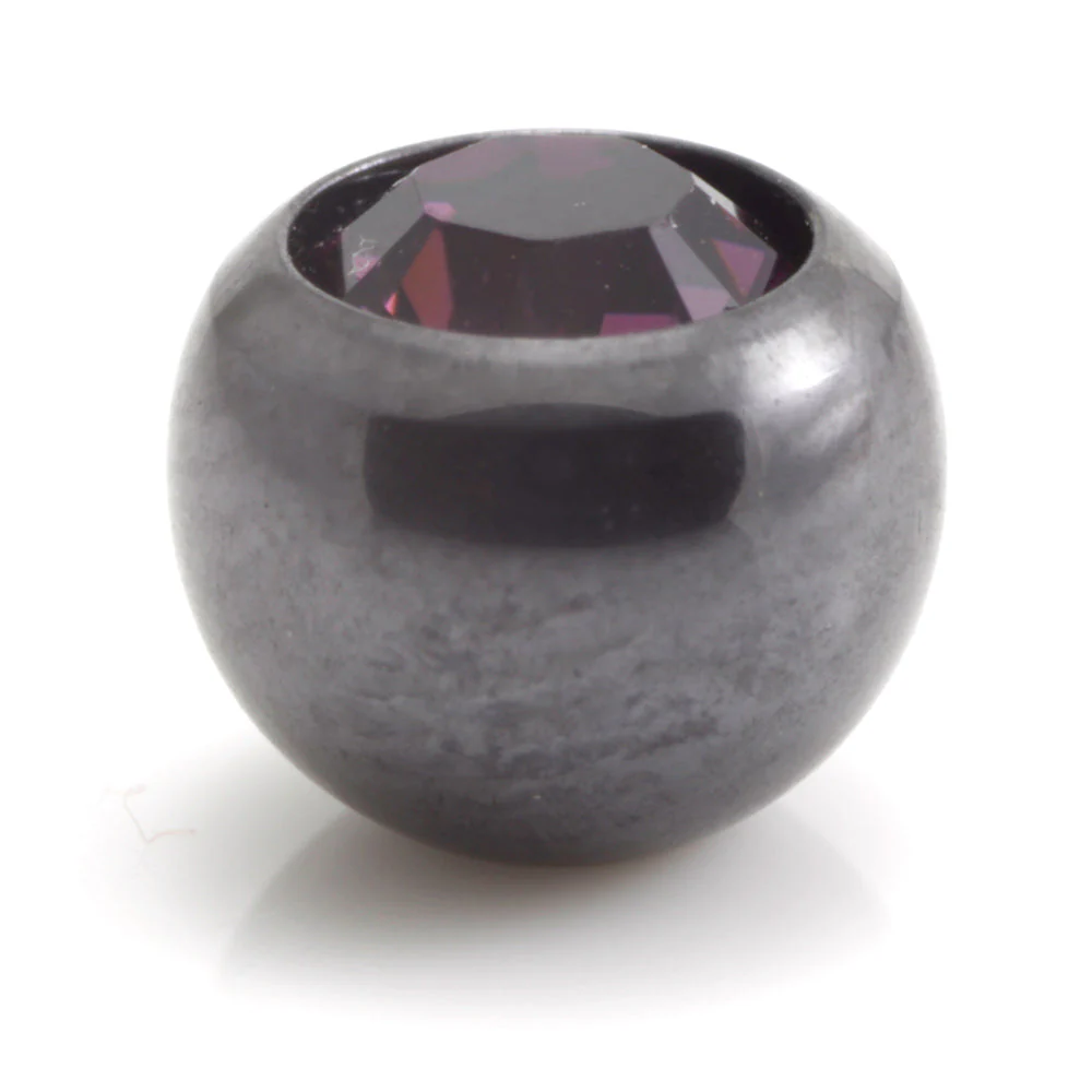 PVD Black Ti Gem Ball 1.6mm - Image 13