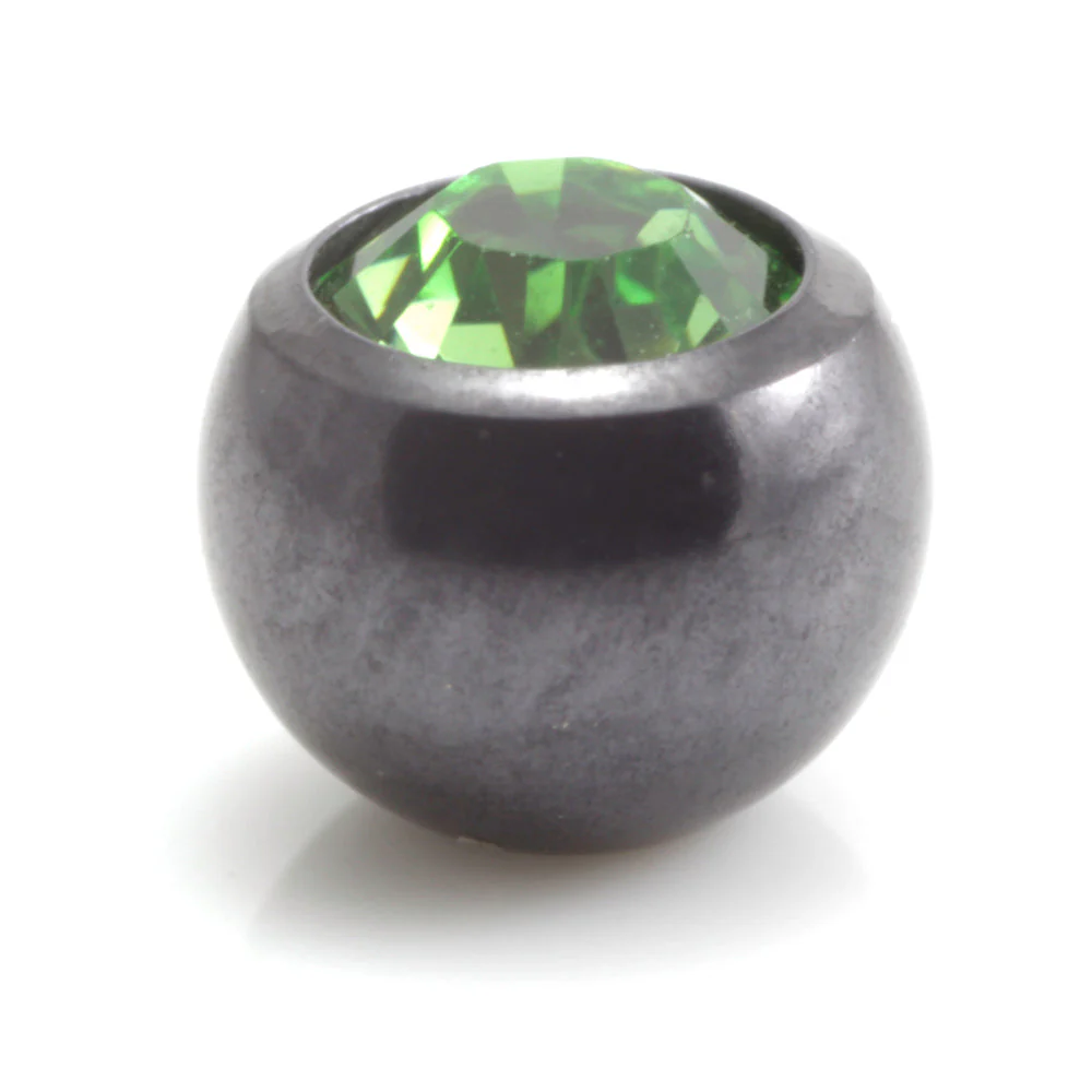 PVD Black Ti Gem Ball 1.6mm - Image 5
