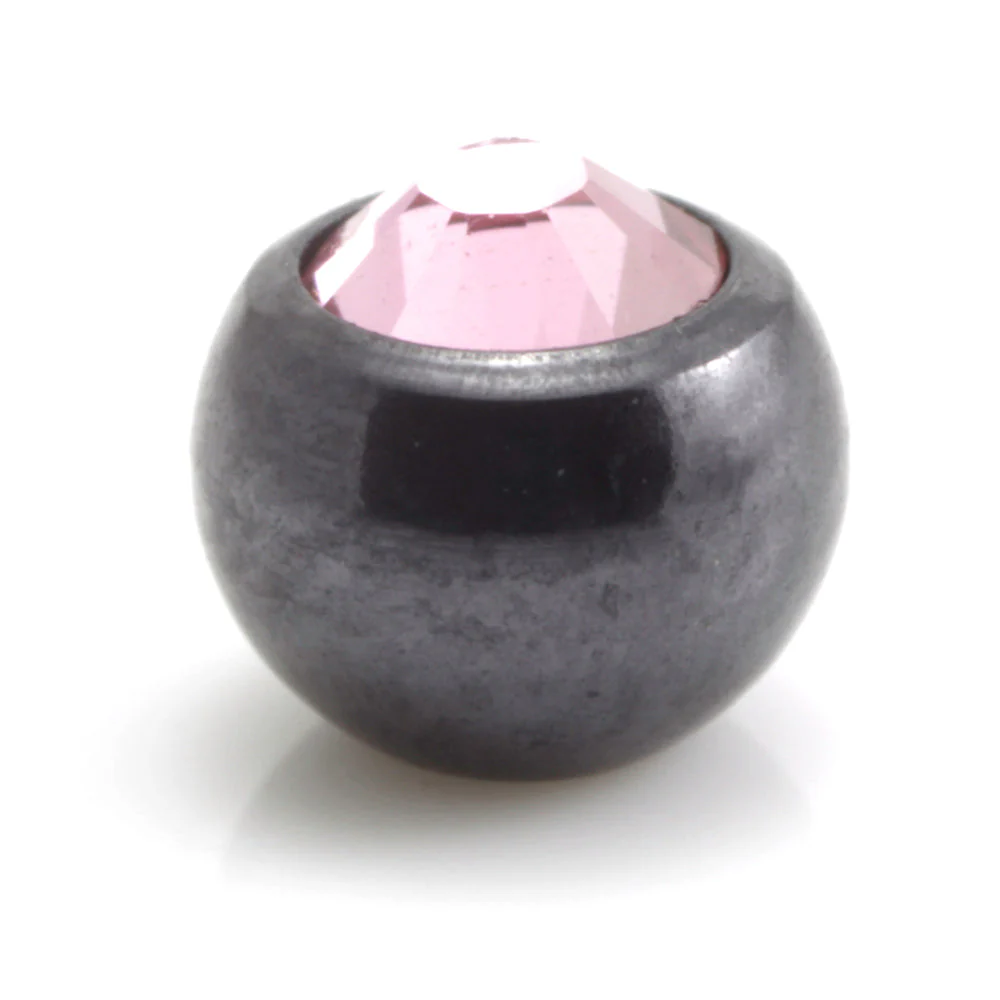 PVD Black Ti Gem Ball 1.6mm - Image 6
