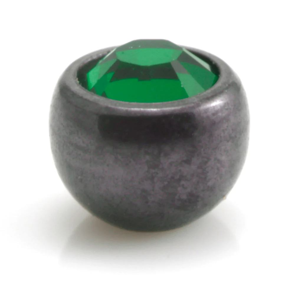 PVD Black Ti Micro Gem Ball - Image 2