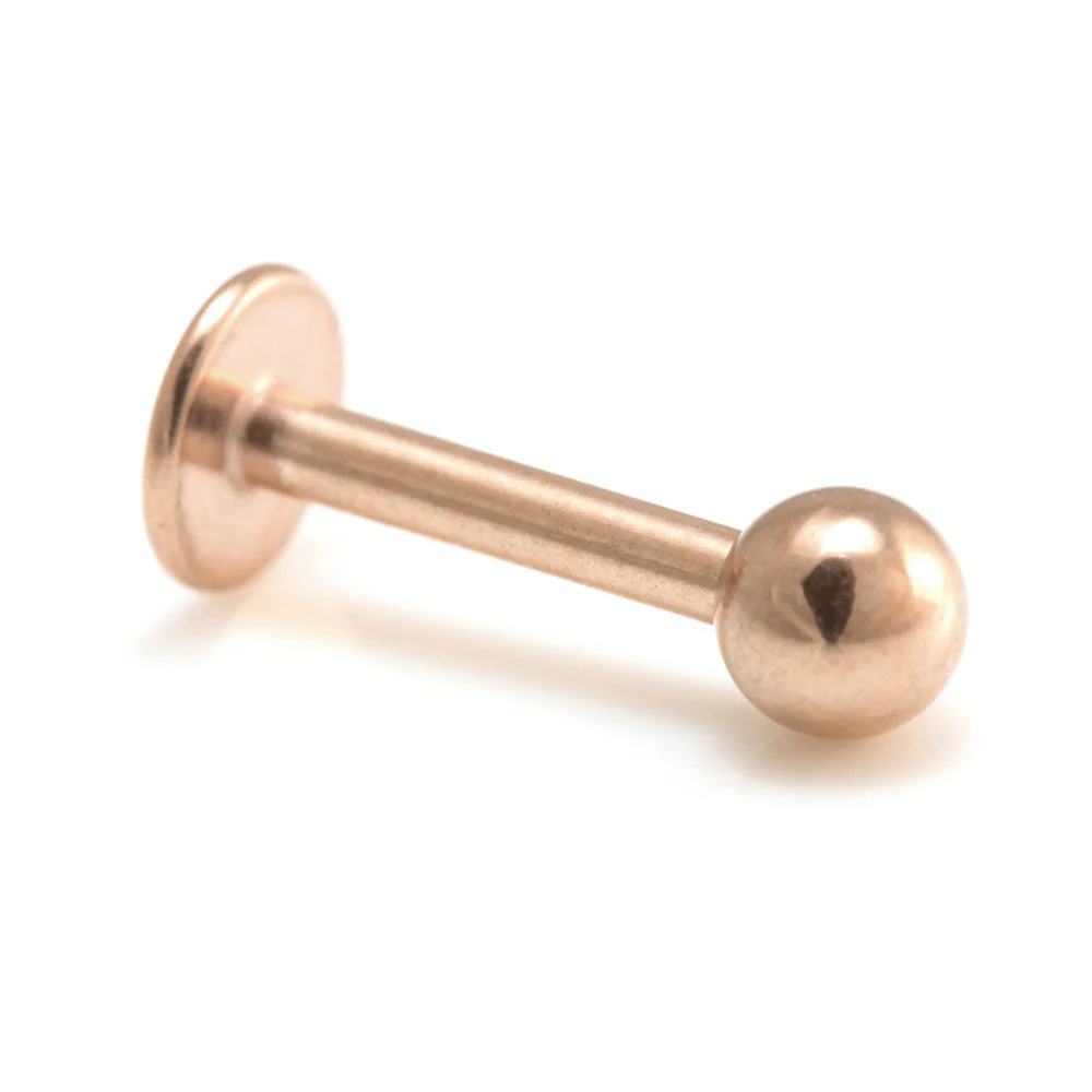 Rose Gold Steel Micro Labrets