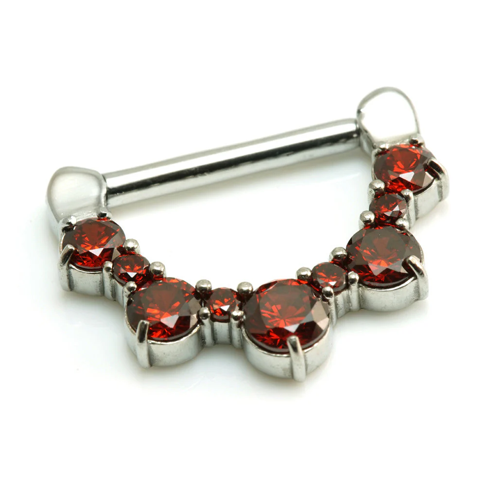 Round Gem Steel Nipple Clicker - Image 7