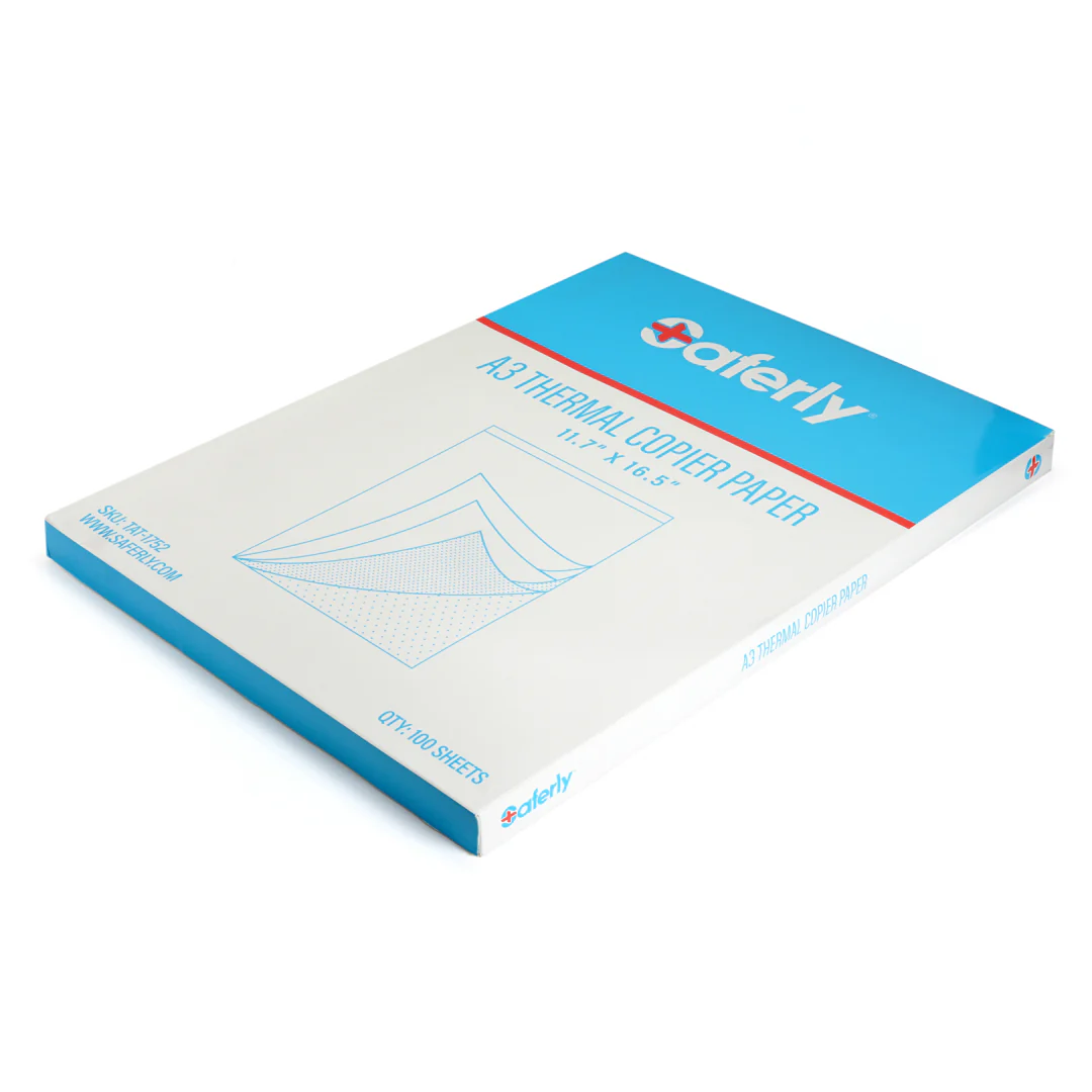 Saferly A3 Thermal Image Copier Stencil Paper (Pack of 100)