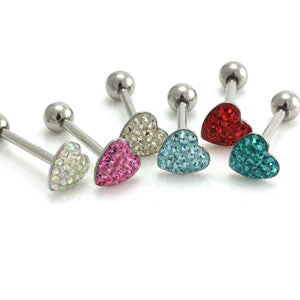Gem Heart Tongue Bar